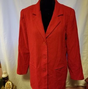 Vintage Red Blazer
